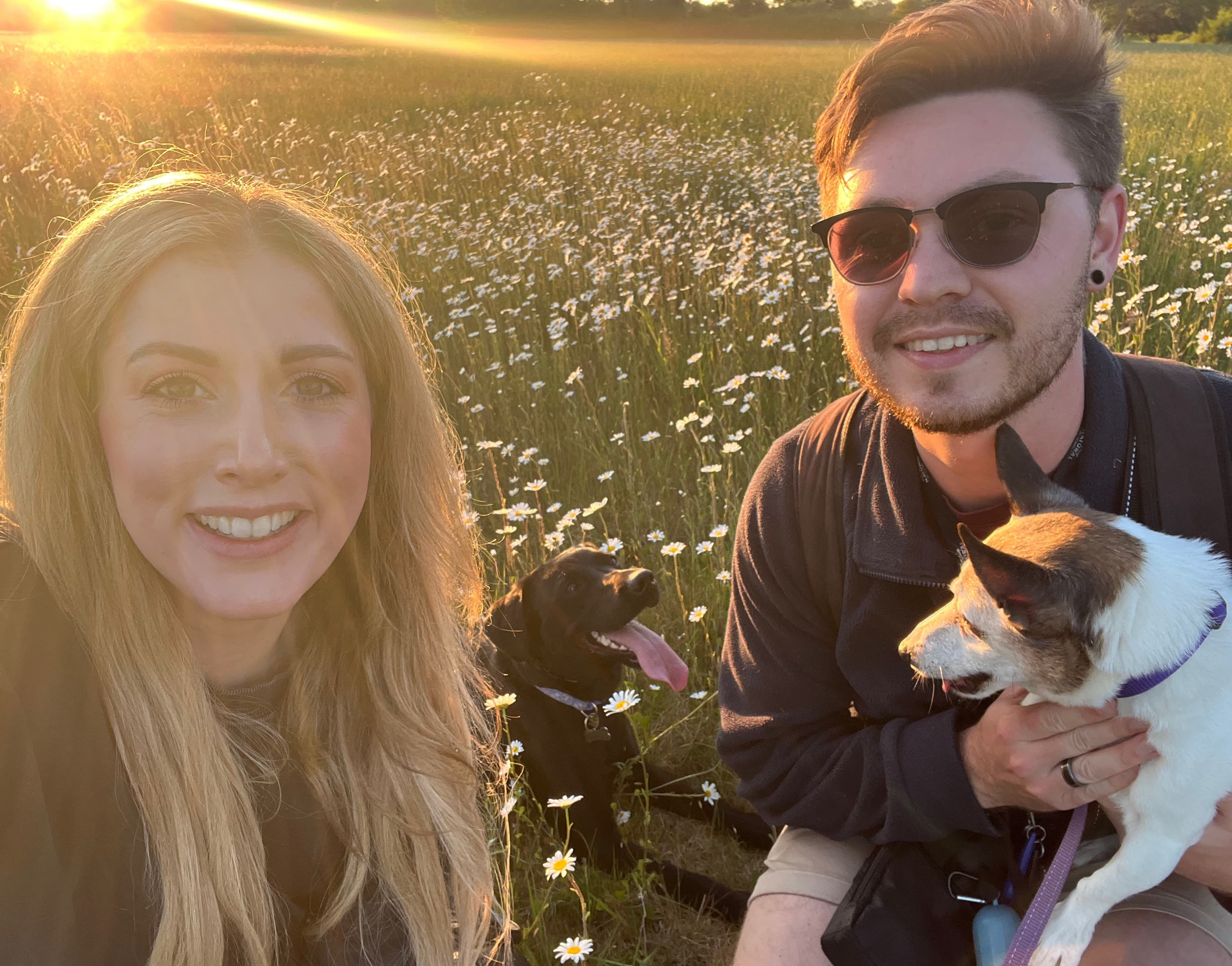 Family walk near the coast